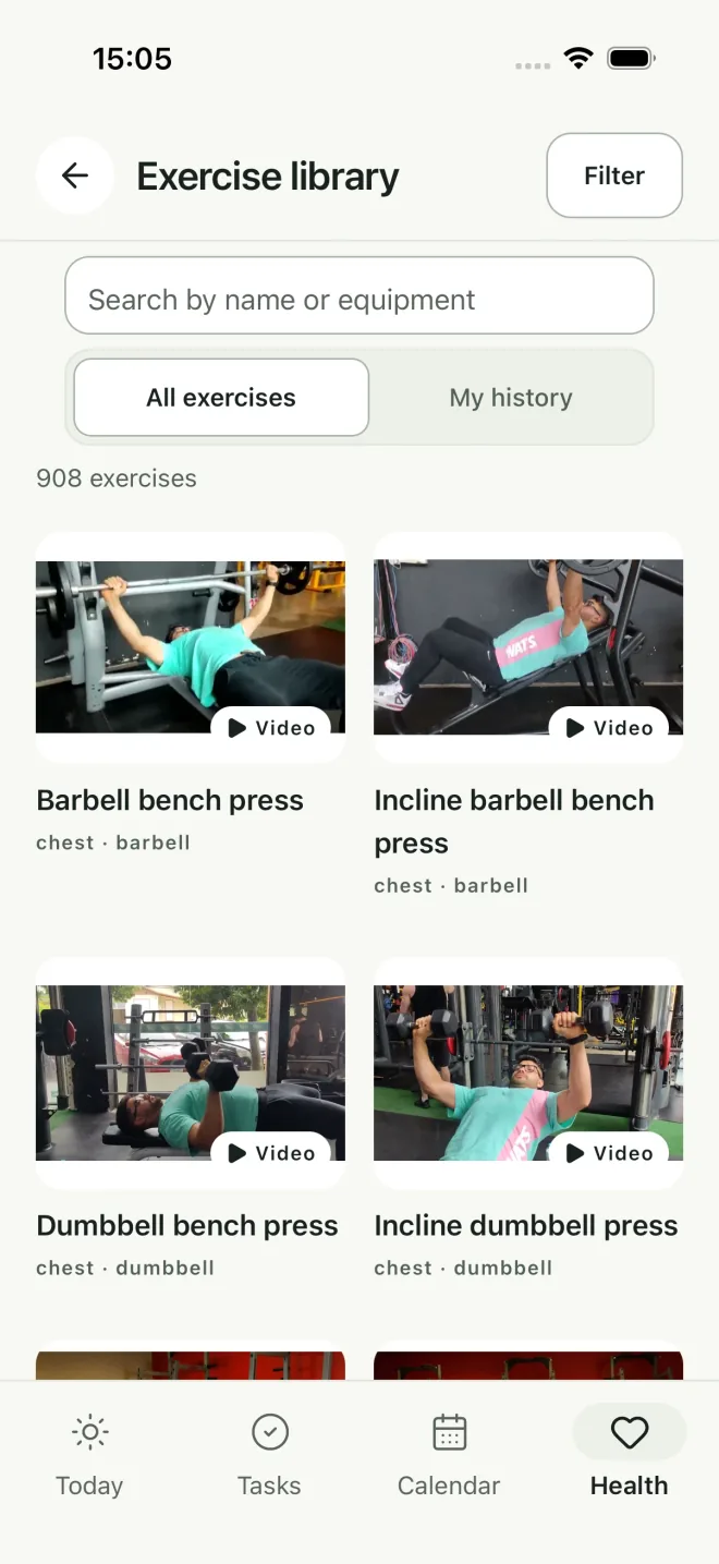 La bibliothèque de 908 exercices